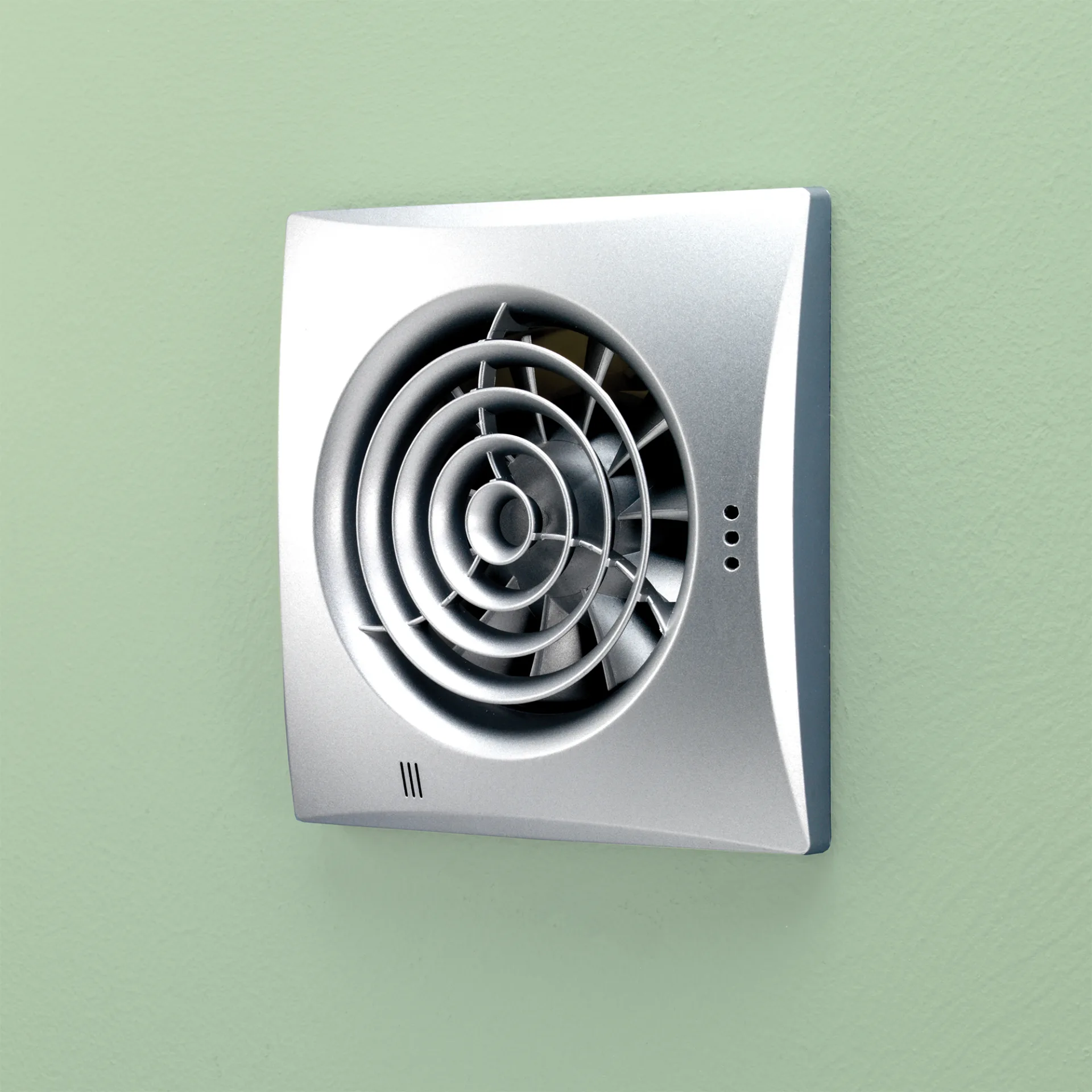 Hush Discreet Bathroom Extractor Fan Timer & Humidity - Chrome ...
